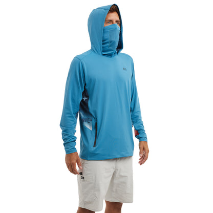 Exo-Tech Gyotaku Fade Hooded Fishing Shirt