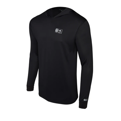 Aquatek Goione Slam Hooded Fishing Shirt - Black