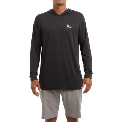 Aquatek Goione Slam Hooded Fishing Shirt - Black