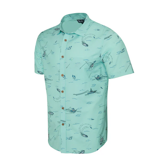 The Topshot Trollin Button Up T-Shirt