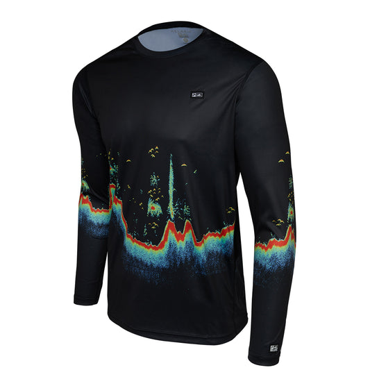 Vaportek Fishing Shirt - Sonar Black