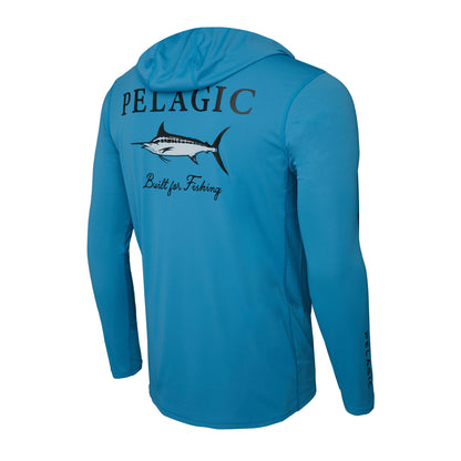 Vaportek Marlin Made Hooded Fishing Shirt - Ocean