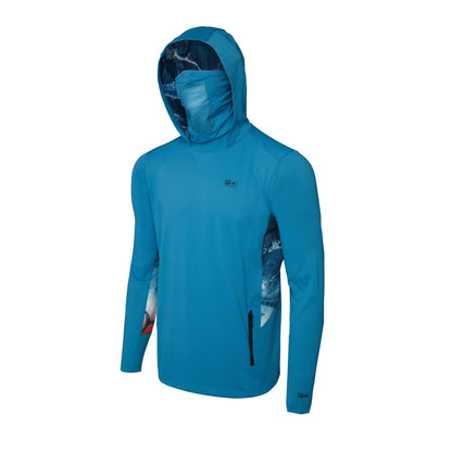 Exo-Tech Gyotaku Fade Hooded Fishing Shirt