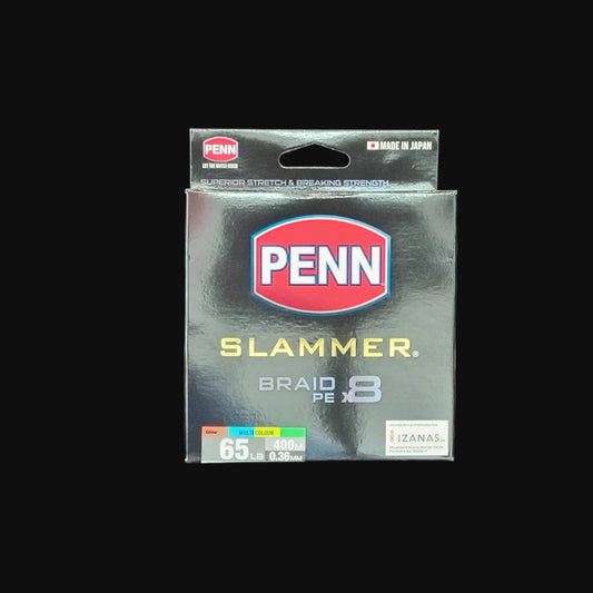 Penn Slammer Braid Multicolor 400m 65LB