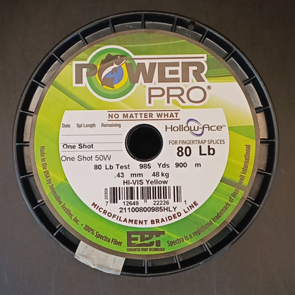 Power Pro hollow-ace 80lb 900m