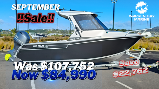 Proline 1860 HT Ex Demo boat with Yamaha F115XB outboard