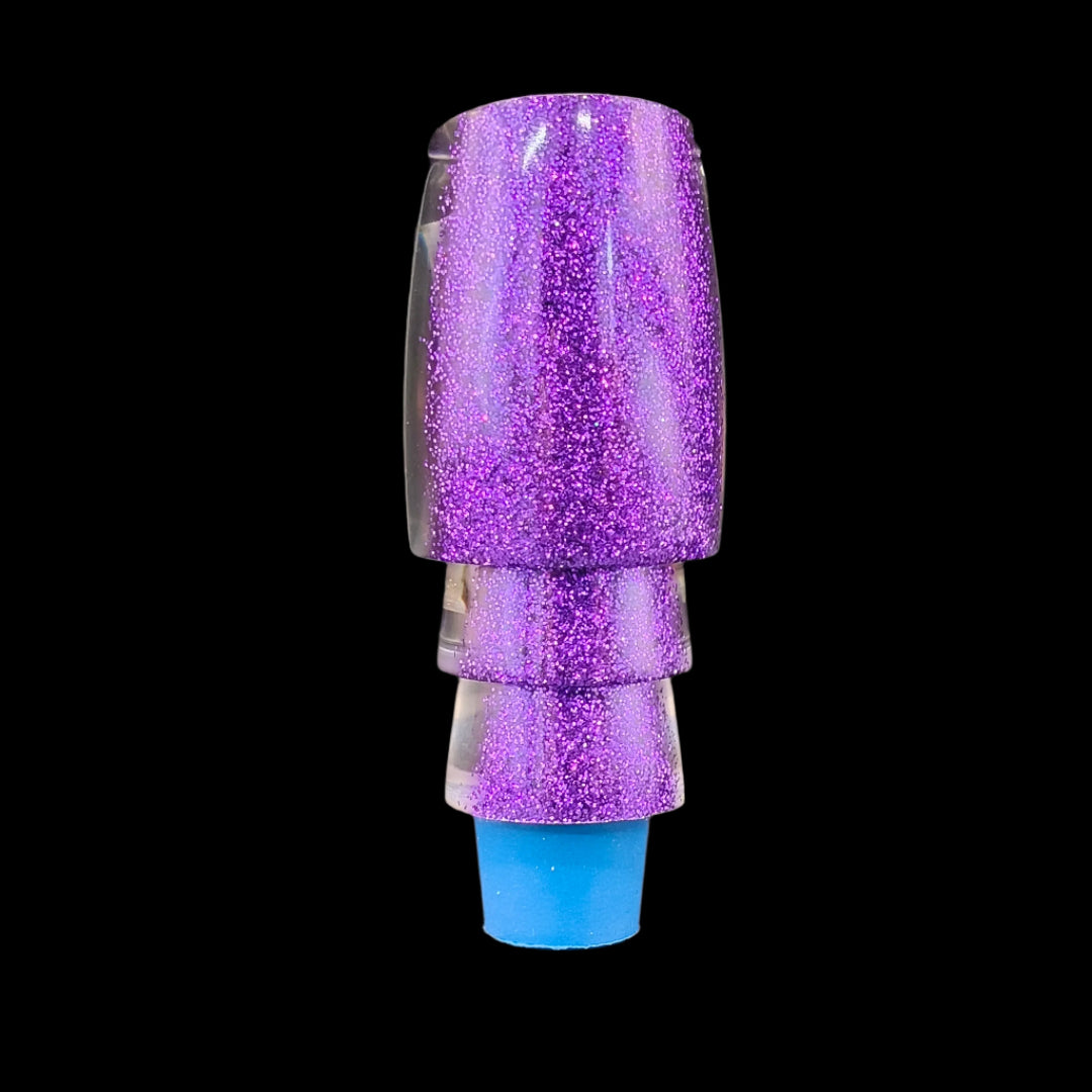 Tantrum Lures Small Bandit Head in Purple – Kona-made game lure head only, available at Warren Hay Marine.