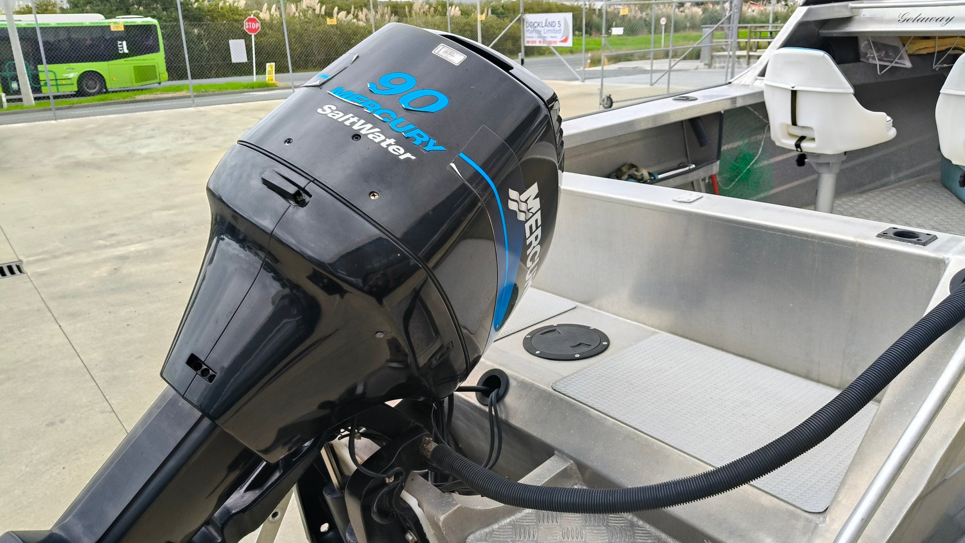 Used Ramco Getaway with a mercury 90hp 2 stroke outboard engine