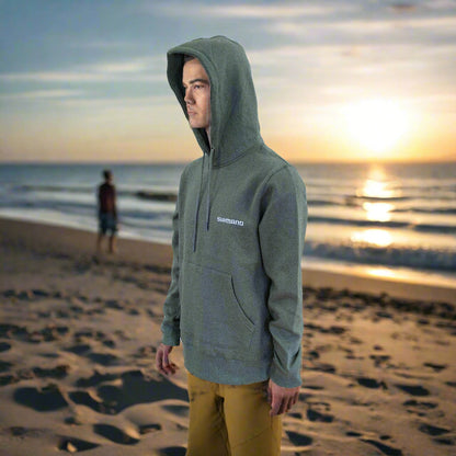 SHIMANO KINGFISH HOODIE. OLIVE
