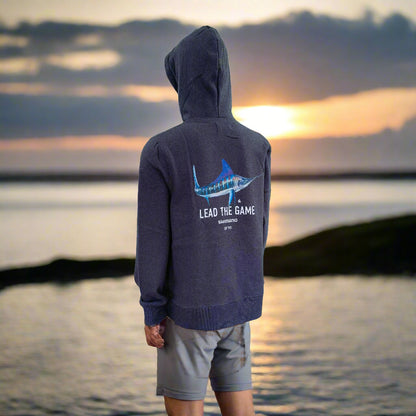 Shimano charcoal Marlin hoodie