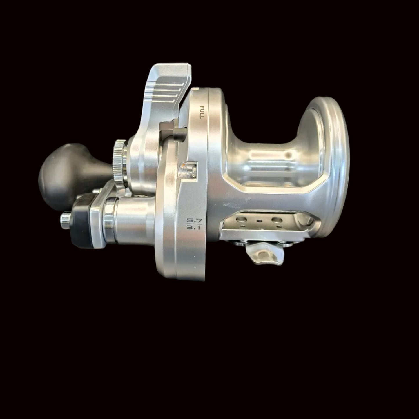 Shimano Speedmaster 12II saltwater overhead reel close up