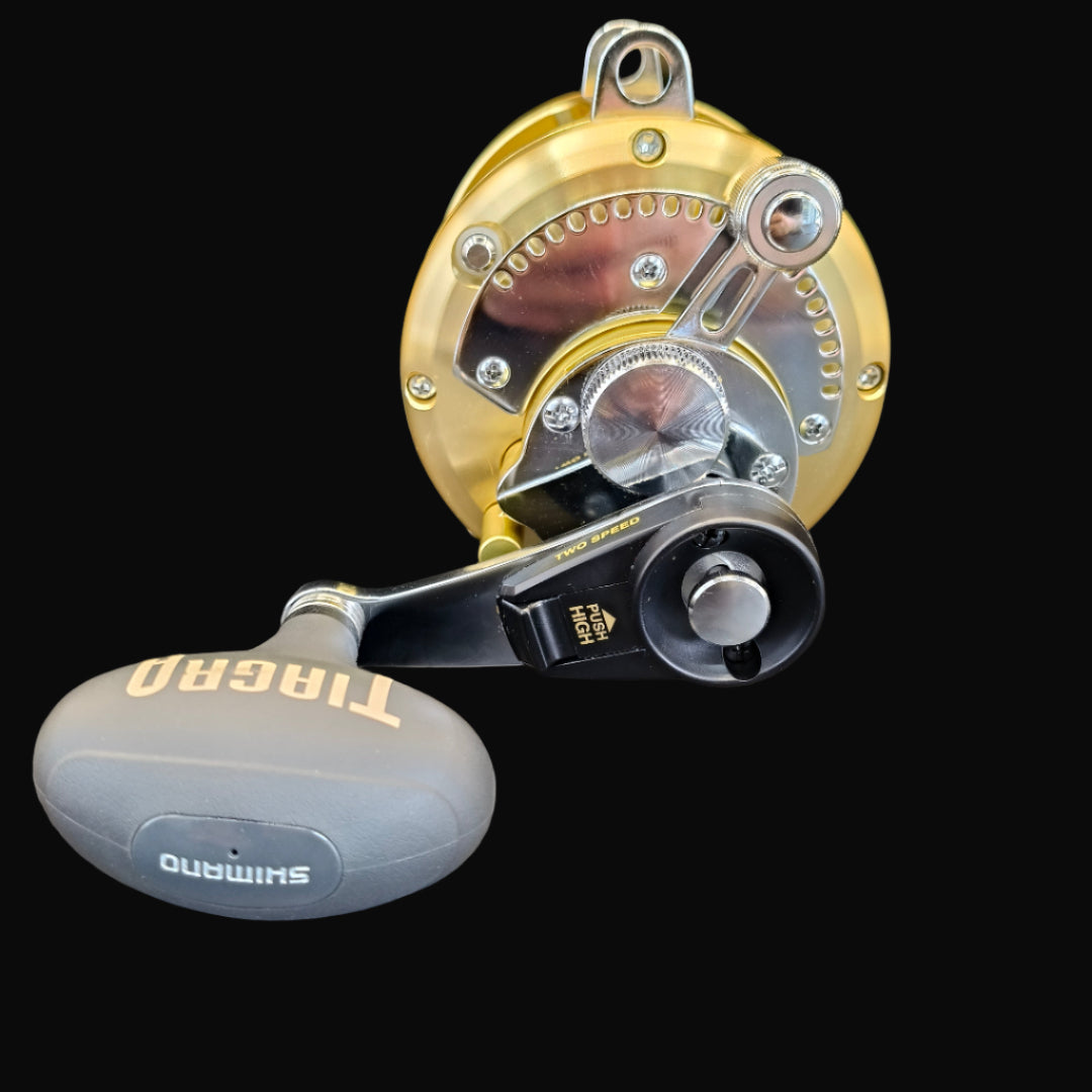 Shimano Tiagra TI-16 game reel, ideal for light line class game fishing, at Warren Hay Marine, Whangarei