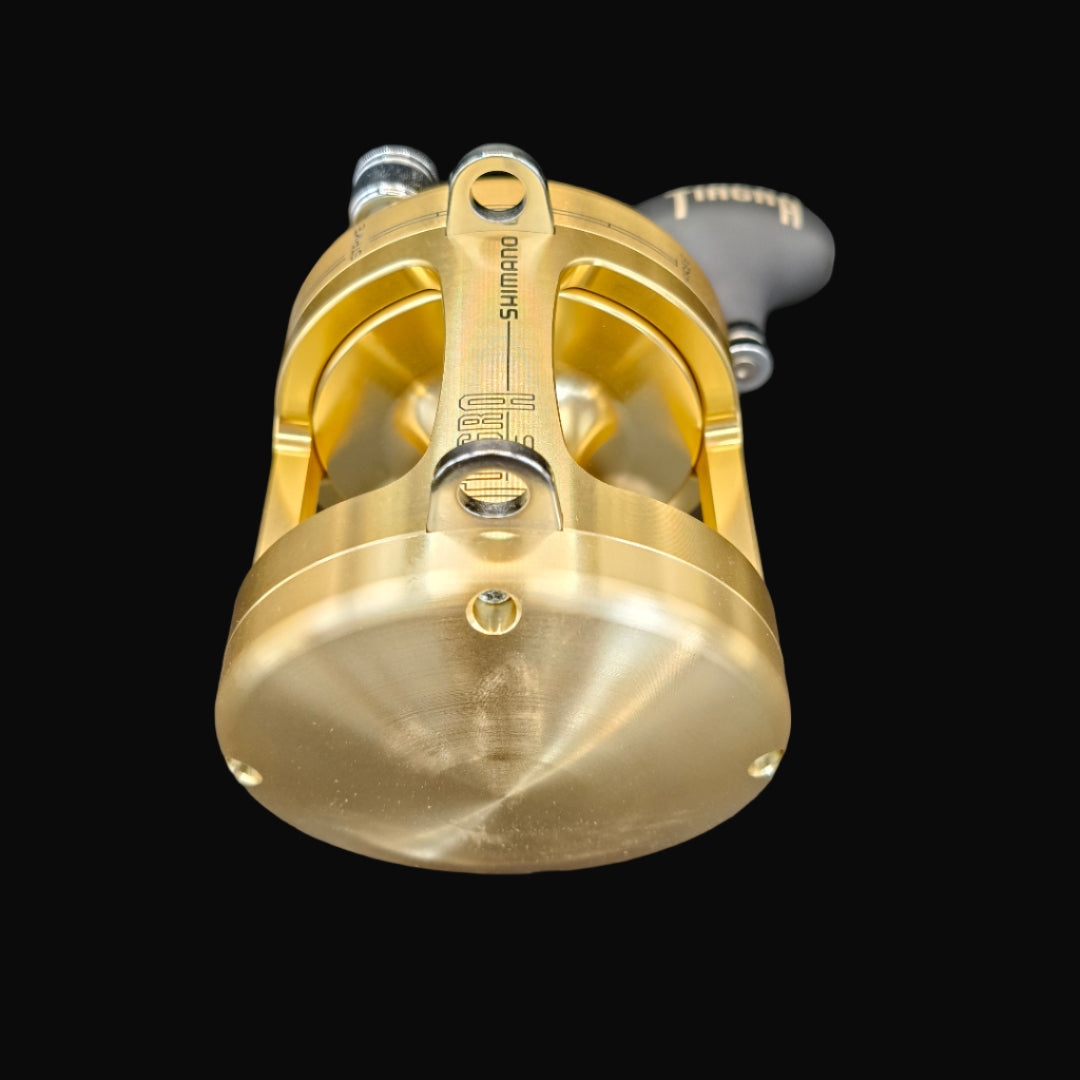 Close-up of Shimano Tiagra TI-16 aluminium frame