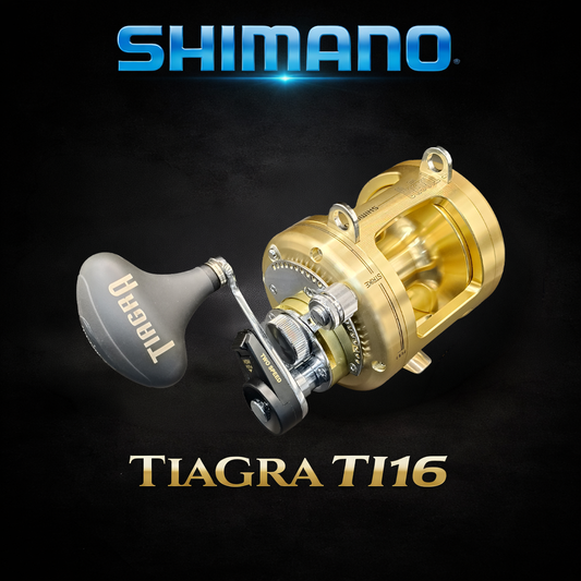 Shimano Tiagra TI16 game fishing reel, the ultimate light line game fishing reel 