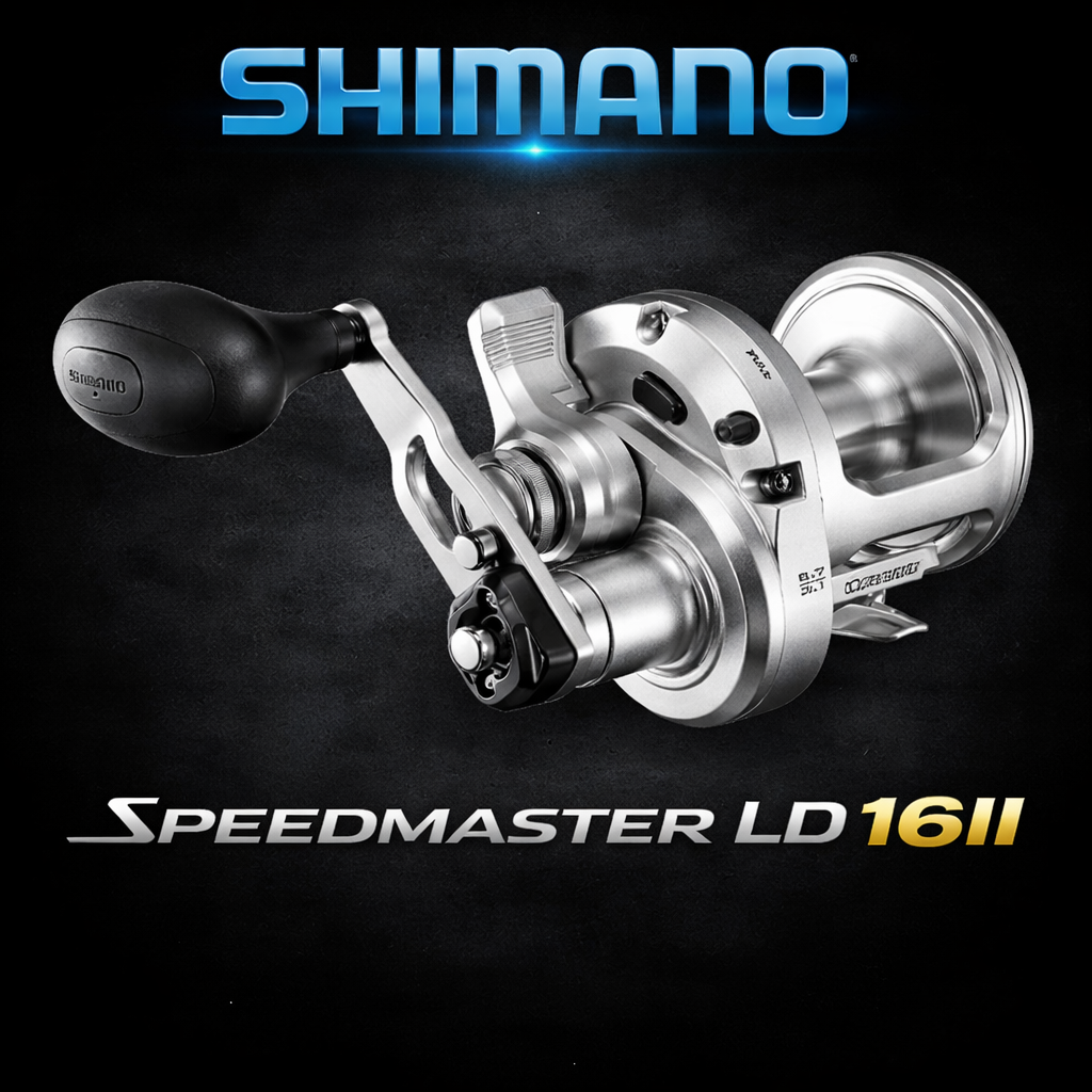 Shimano Speedmaster 16II 2-Speed Lever Drag Reel – Smooth Power, Serio ...