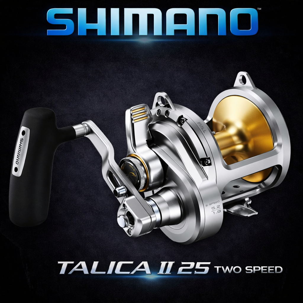 Shimano Talica II 25A two speed lever drag fishing reel 