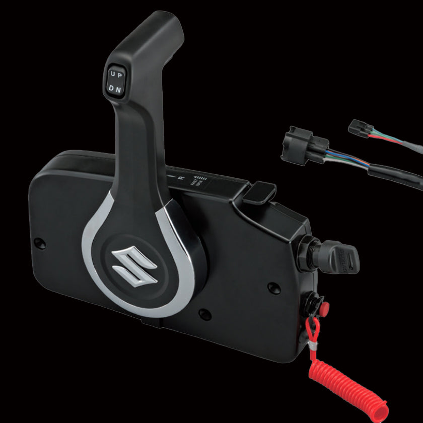 Suzuki Single engine mechanical side mount control, Suzuki Outboards Whangarei