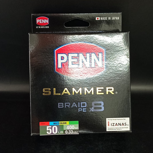 Penn Slammer Braid Multicolor 400m 50lb