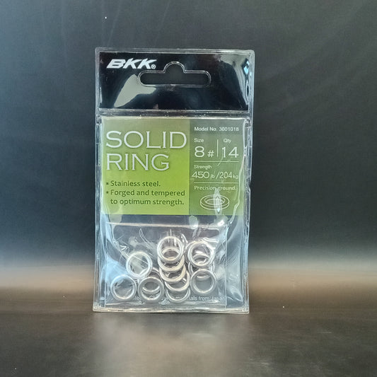 BKK Stainless steel Solid Rings #8