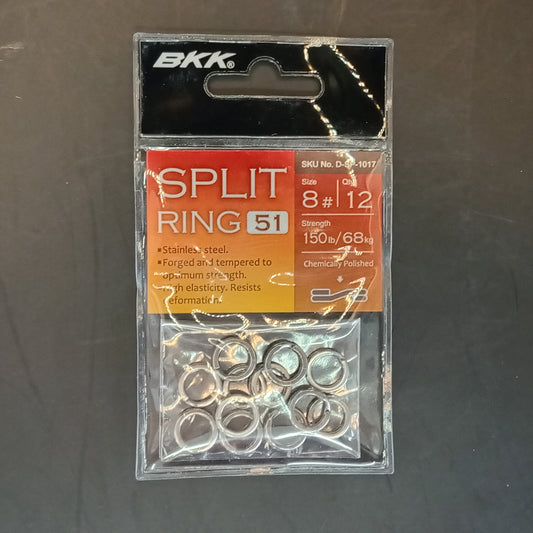 BKK Stainless steel Split rings #8