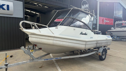 Stabicraft 533 bimini top with clears fitted