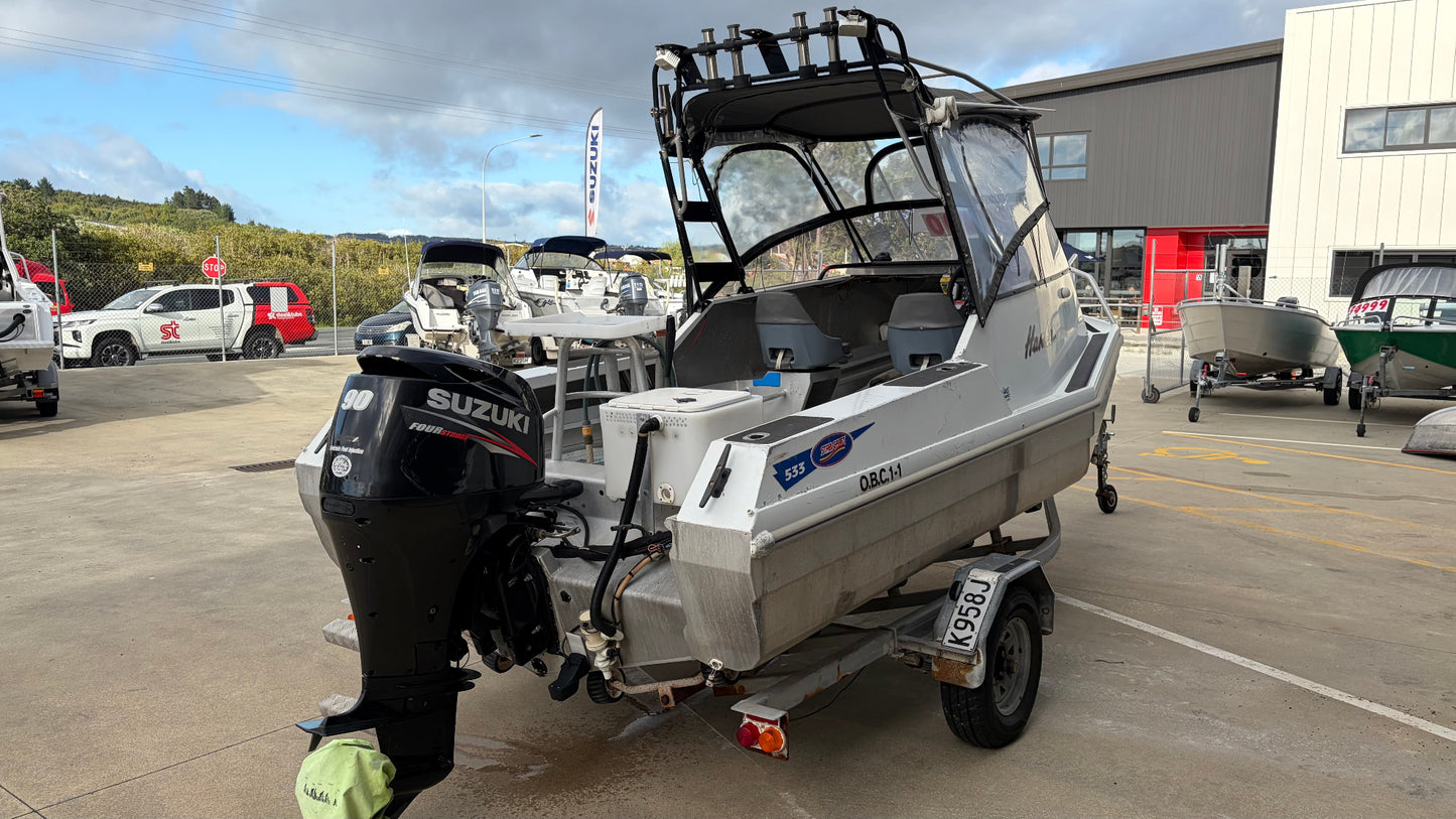 2007 Stabicraft 533 powered by Suzuki DF90A four stroke outboard