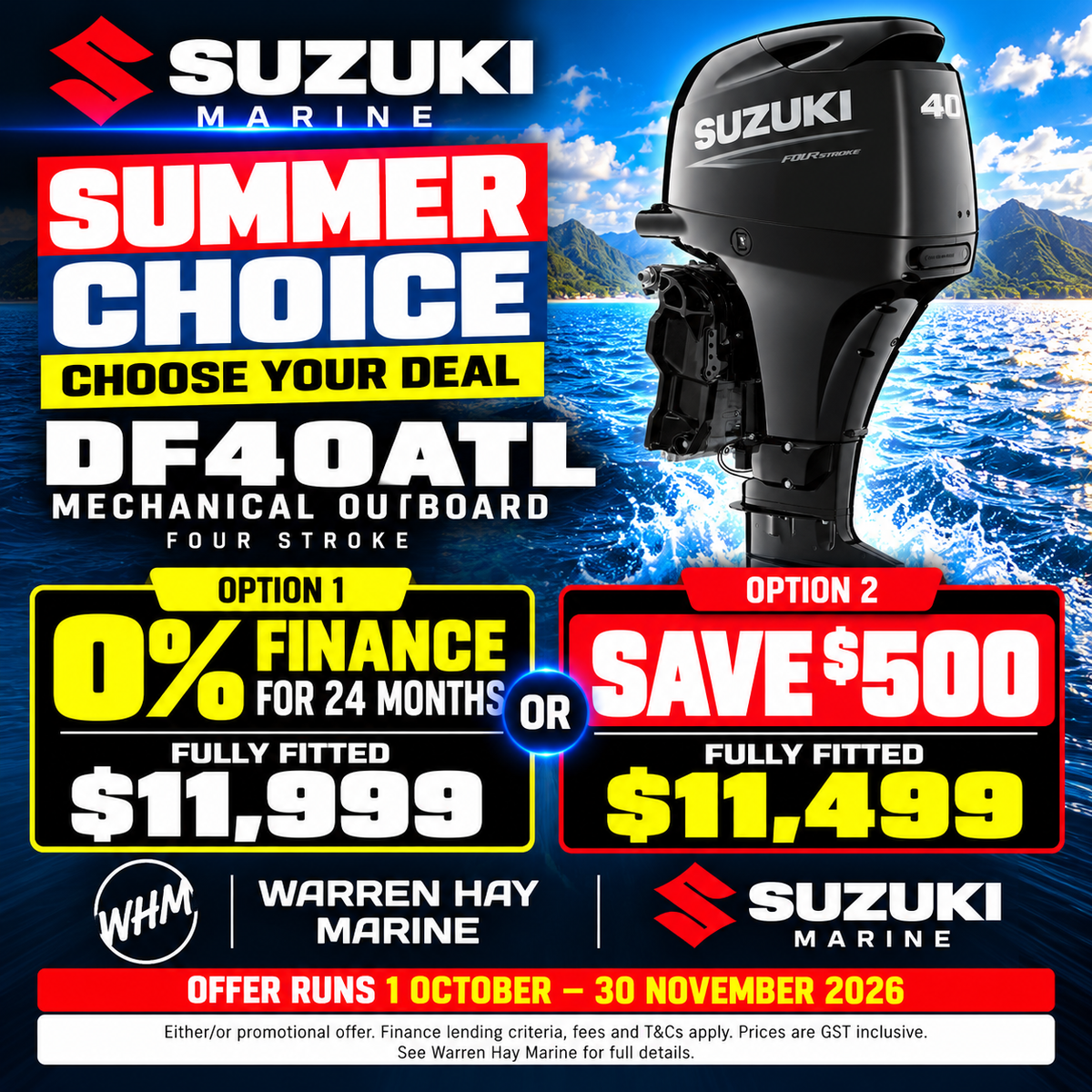 Suzuki Summer choice DF40ATL