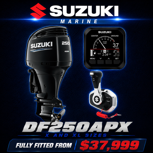 Suzuki Outboard DF250 APX digital, fully fitted from $37,999, Warren Hay Marine, Whangarei