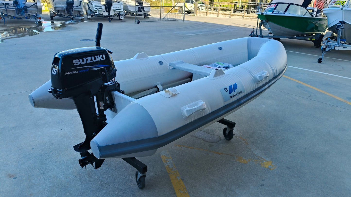 Sothern Pacific 310 RIB - Suzuki DT15 outboard
