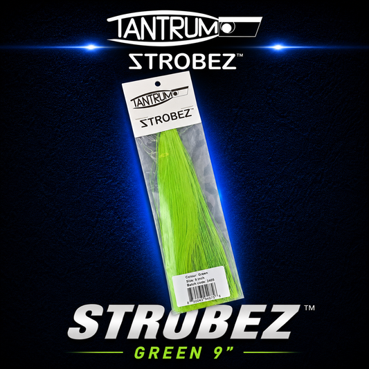 Tantrum Strobez 9-inch Green game fishing lure skirts