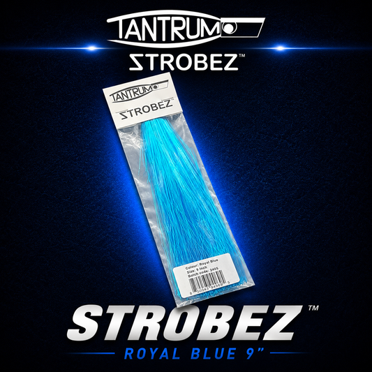 Tantrum Strobez 9-inch Royal Blue game fishing lure skirts