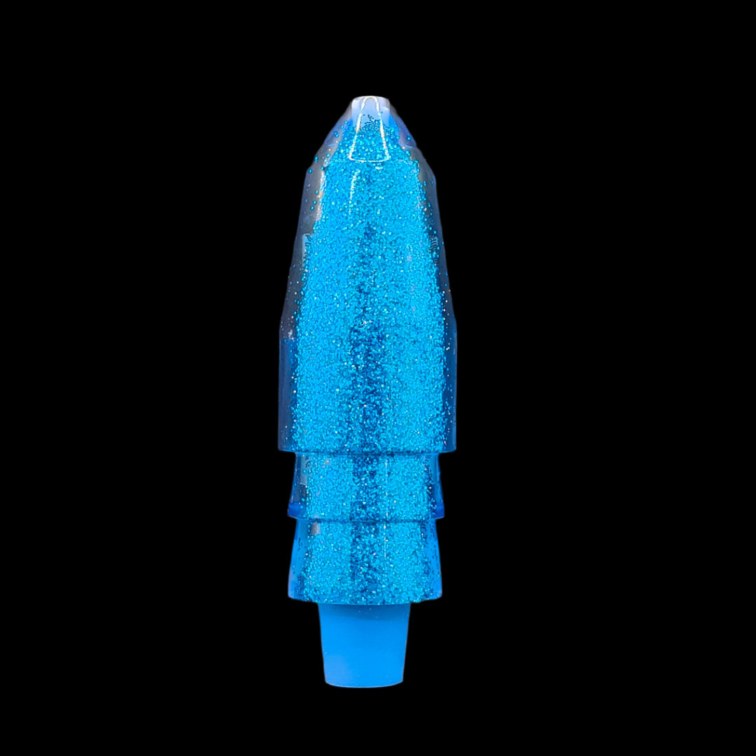 Tantrum Lures Large Bullet Head in Dark Blue – Kona-made game fishing lure head only, available at Warren Hay Marine.