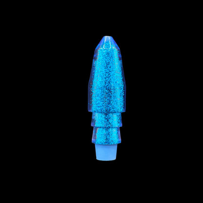 Tantrum Lures Small Bullet Head in Dark Blue – Kona-made game fishing lure head only, available at Warren Hay Marine.