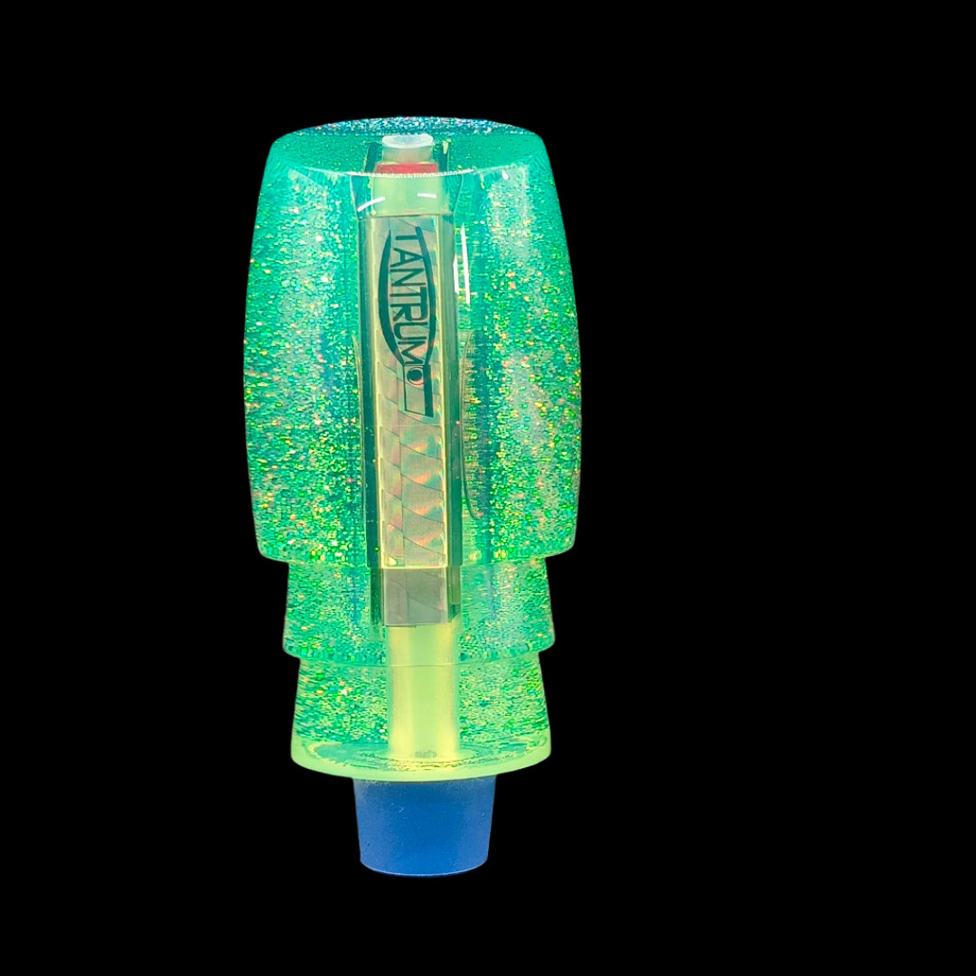 Tantrum Lures Medium Bandit Head in Fluro – Kona-made high-visibility lure head only, available at Warren Hay Marine.