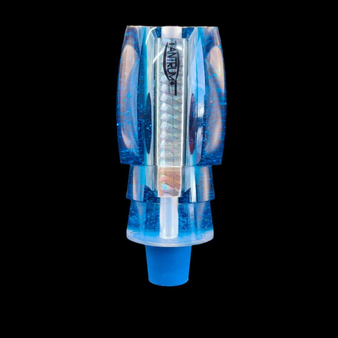 Tantrum Lures Large Bandit Head in Dark Blue – 85mm Kona-made lure head only, available at Warren Hay Marine.
