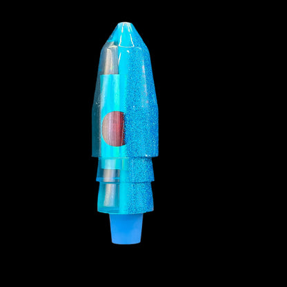 Tantrum Lures Large Bullet Head in Light Blue – Kona-made game fishing lure head only, available at Warren Hay Marine.