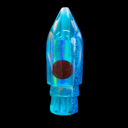 Tantrum Lures Medium Jet Pack Head in Light Blue – 90mm Kona-made lure head only, available at Warren Hay Marine.