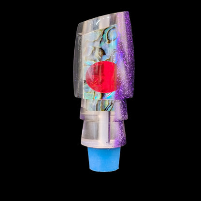 Tantrum Lures Small Bandit Head in Purple – Kona-made game lure head only, available at Warren Hay Marine.
