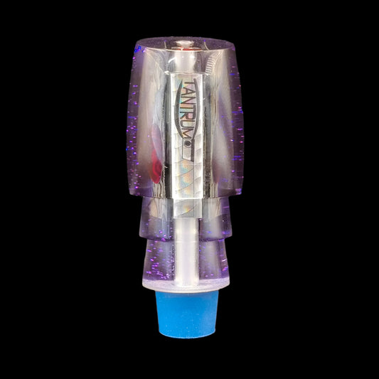 Tantrum Lures Small Bandit Head in Purple – Kona-made game lure head only, available at Warren Hay Marine.