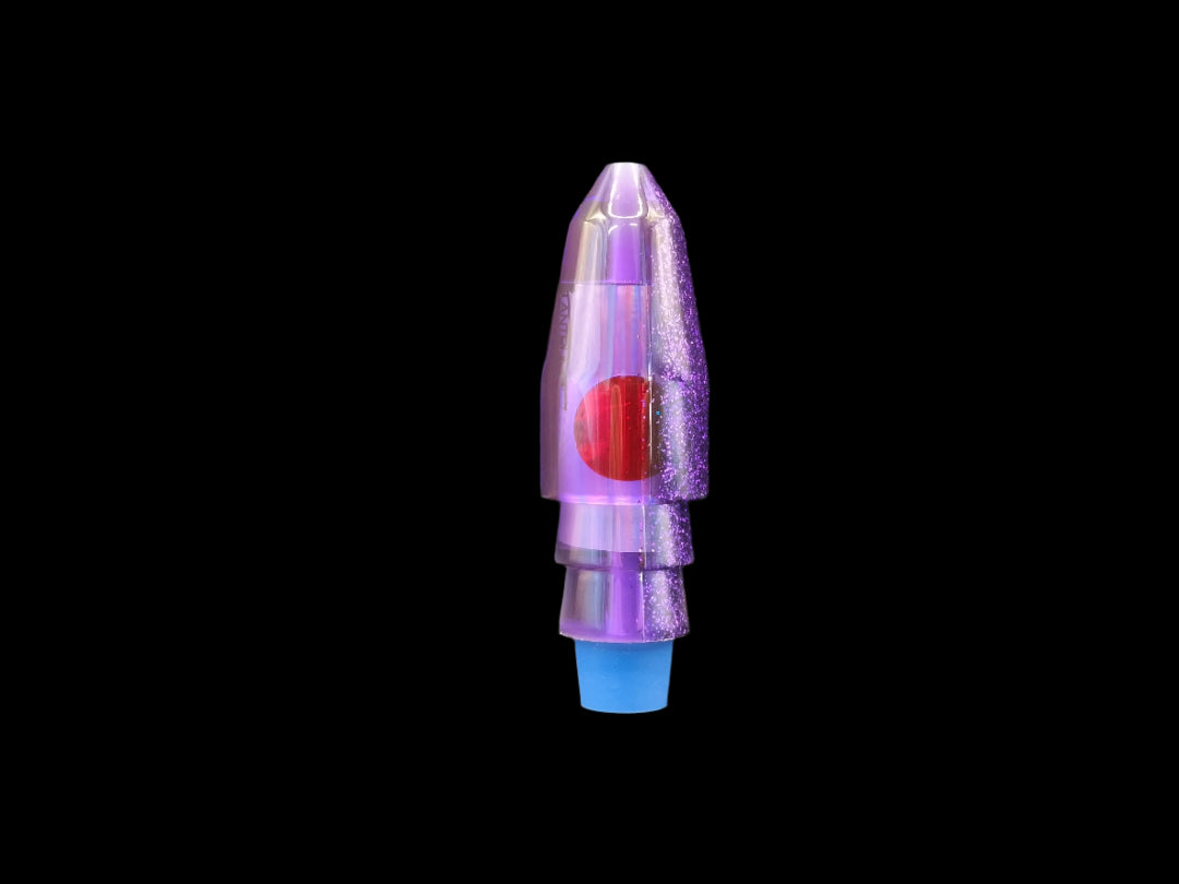 Tantrum Lures Small Bullet Head in Purple – Kona-made game fishing lure head only, available at Warren Hay Marine.