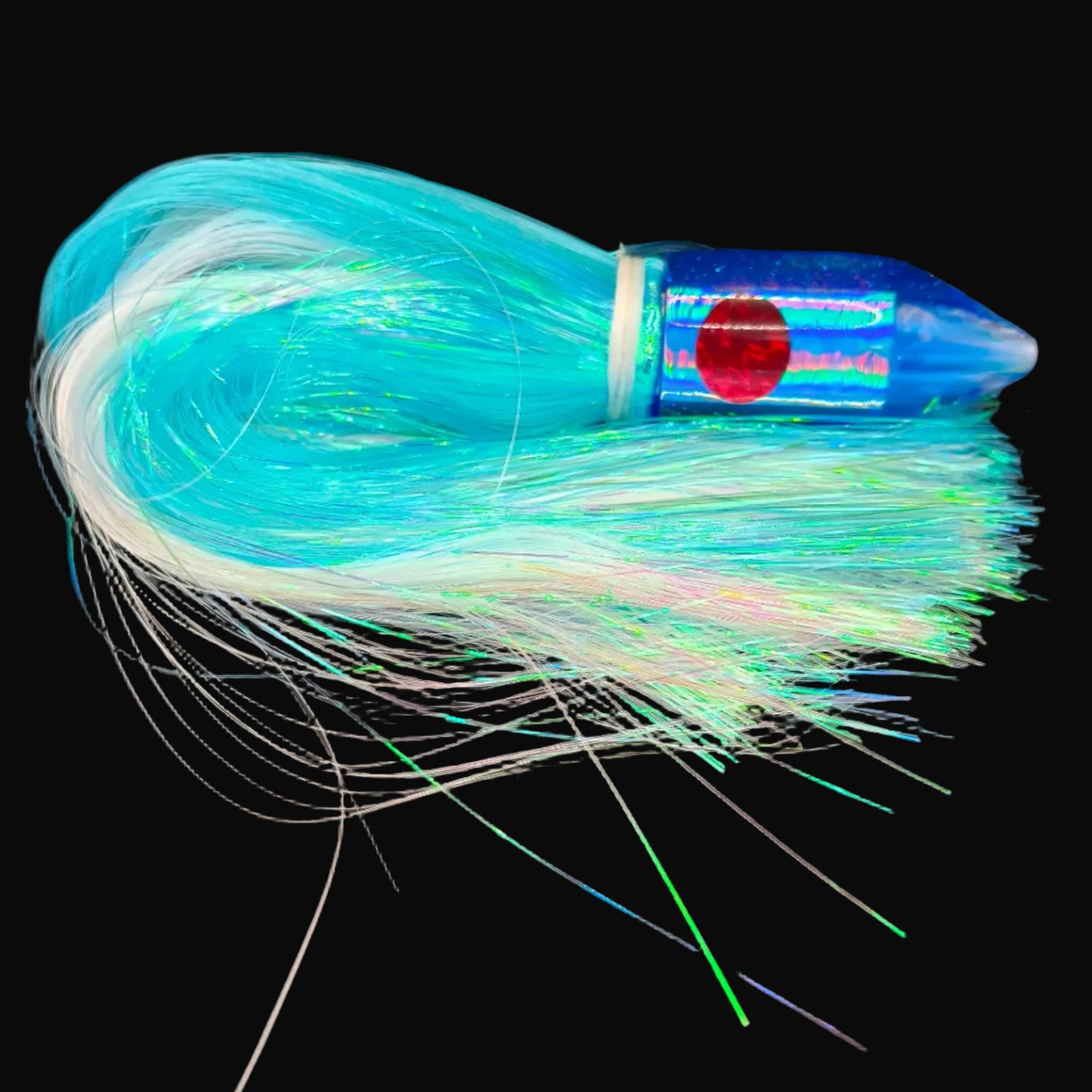 Tantrum TTS Medium Jetpack Game Fishing Lure – Dark Blue Head with Ice Blue over Pearl Strobez (VAN)