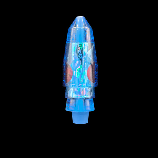 Tantrum Lures Medium Bullet Head in Dark Blue – Kona-made lure head only, available at Warren Hay Marine.