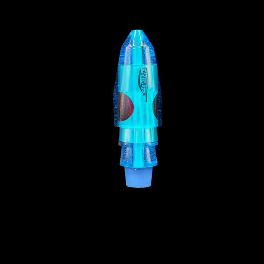 Shop the Tantrum Small Bullet Head in Light Blue – handcrafted in Kona, Hawaii. Head only, perfect for custom rigging. Available now at Warren Hay Marine, Whangarei