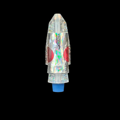 Tantrum Lures Medium Bullet Head in Clear and Silver – Kona-made lure head only, available at Warren Hay Marine.