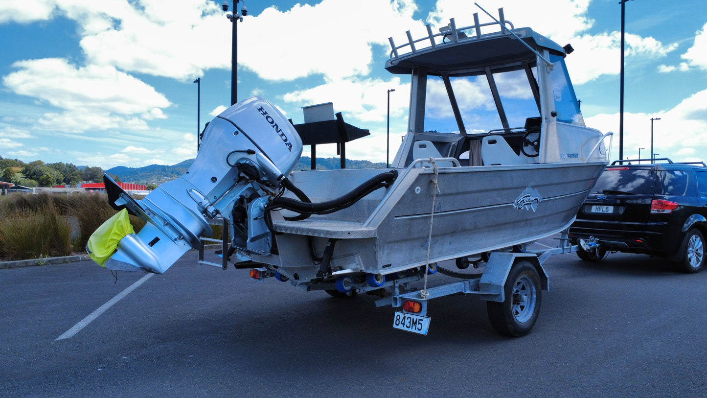 Used Fyran 575 Pursuit, 90hp honda 194.5 hours  