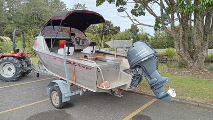 Used boat, Yamaha 60hp, Lowrance Sounder/Gps, VHF 
