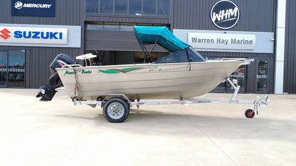 Used boats, Marco 480 Blazer, Mercury  50hp 2 stroke outboard Engine
