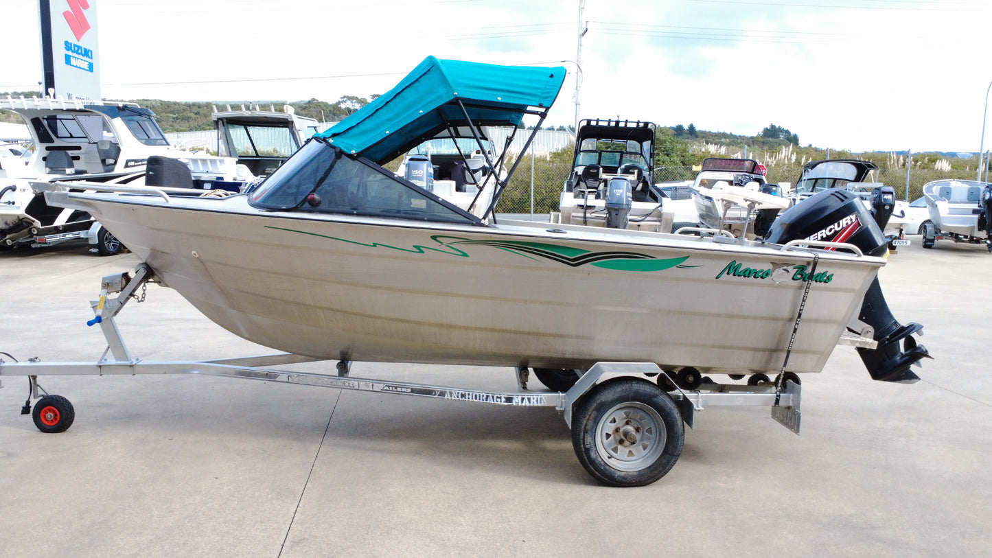 Use Macro 480 Blazer, Mercury 50hp 2 stroke, Warren Hay Marine
