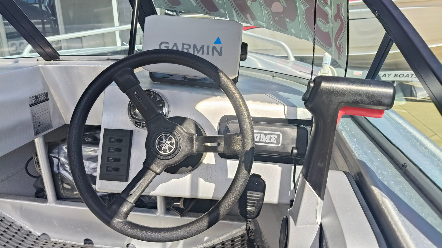 Near new low hour McLay 461, mercury 40hp outboard, toko Trailer ready to go for summer