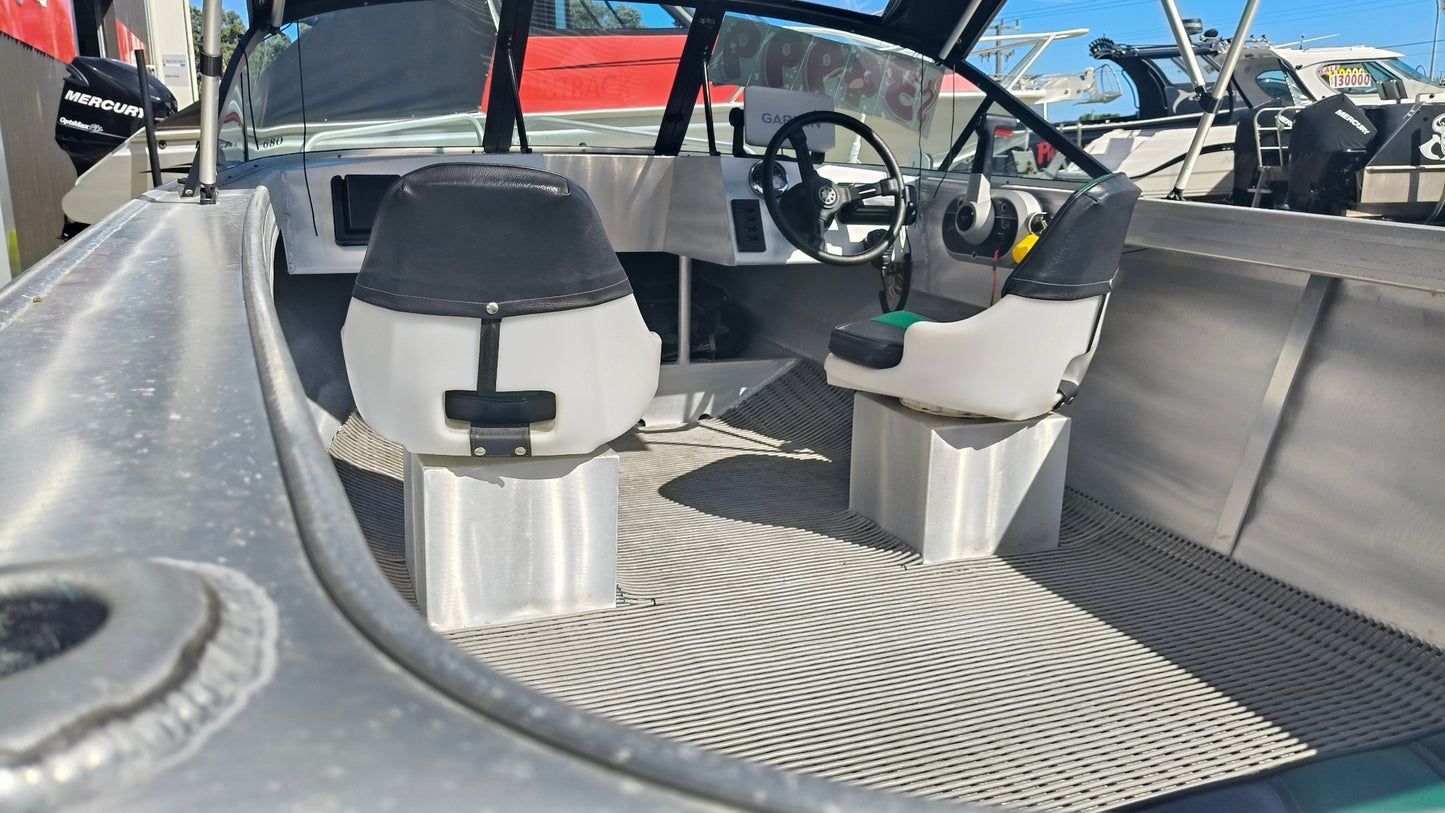 Near new low hour McLay 461, mercury 40hp outboard, toko Trailer ready to go for summer